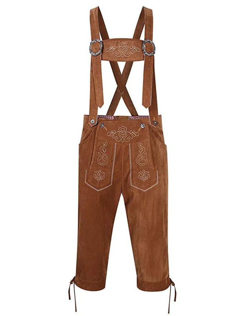Heidi-Mode Herren Faux Fleece Oktoberfest Kostüm Schritt in die Tradition