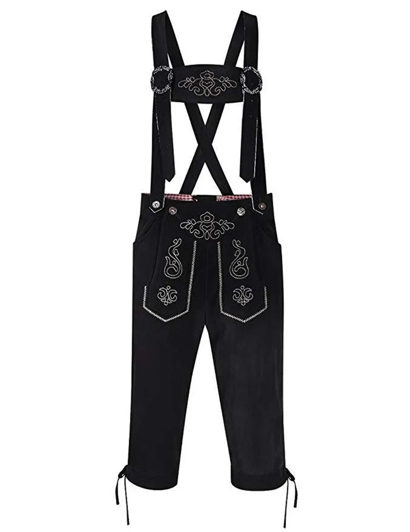 Heidi-Mode Herren Faux Fleece Oktoberfest Kostüm Schritt in die Tradition
