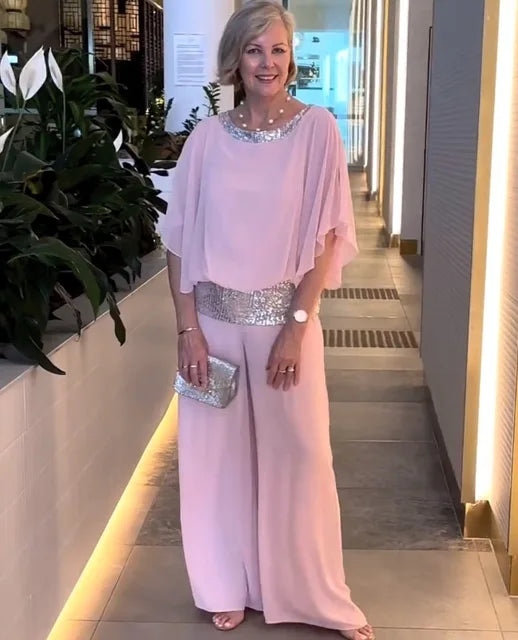 Heidi-Mode | Elegantes Glitzer Abendsatz für Damen