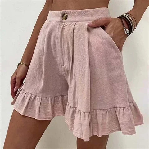 Elegante lässige Plissee-Shorts