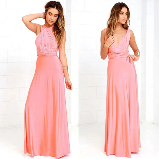 Heidi-Mode | Langes Elegante Sommerkleider Damen