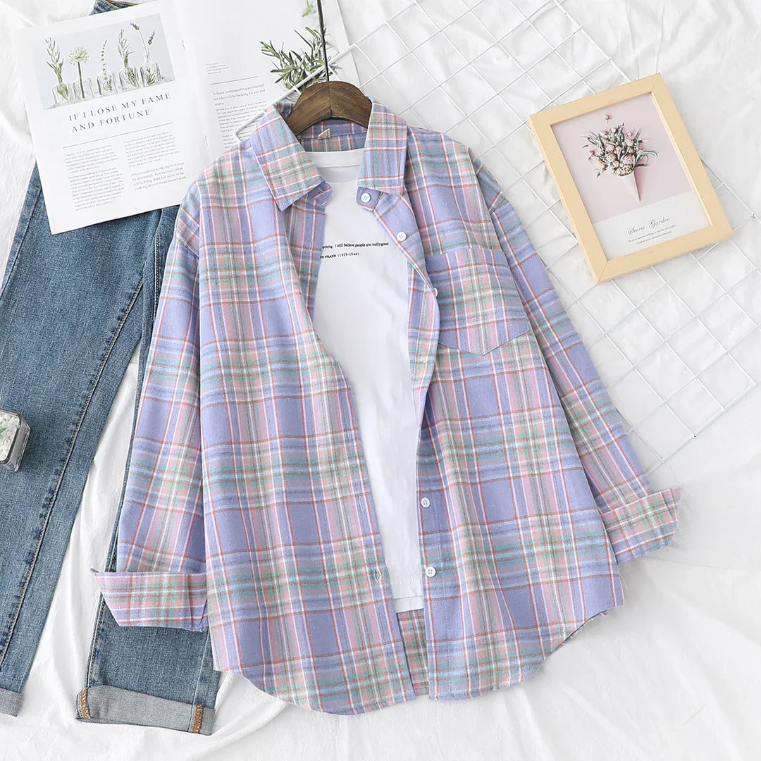 Heidi-Mode | Legere Karierte Bluse Damen