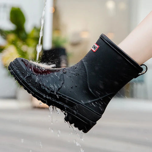 Heidi-Mode | Mid-Cut Wasserdichte Regenstiefel für Frauen – Stilvoll & Funktional