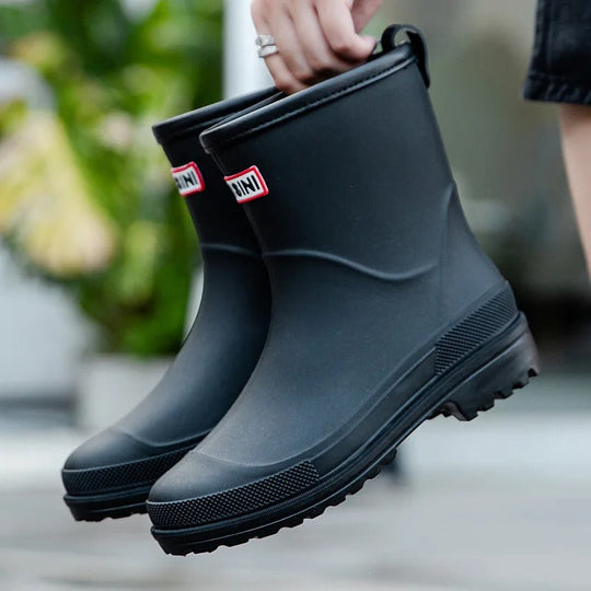 Heidi-Mode | Mid-Cut Wasserdichte Regenstiefel für Frauen – Stilvoll & Funktional
