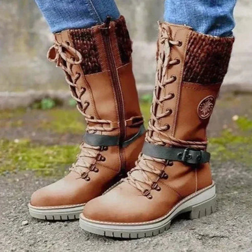 Heidi-Mode | Midi-Tube Martin Boots für Frauen – Stylisch & Gemütlich für den Winter