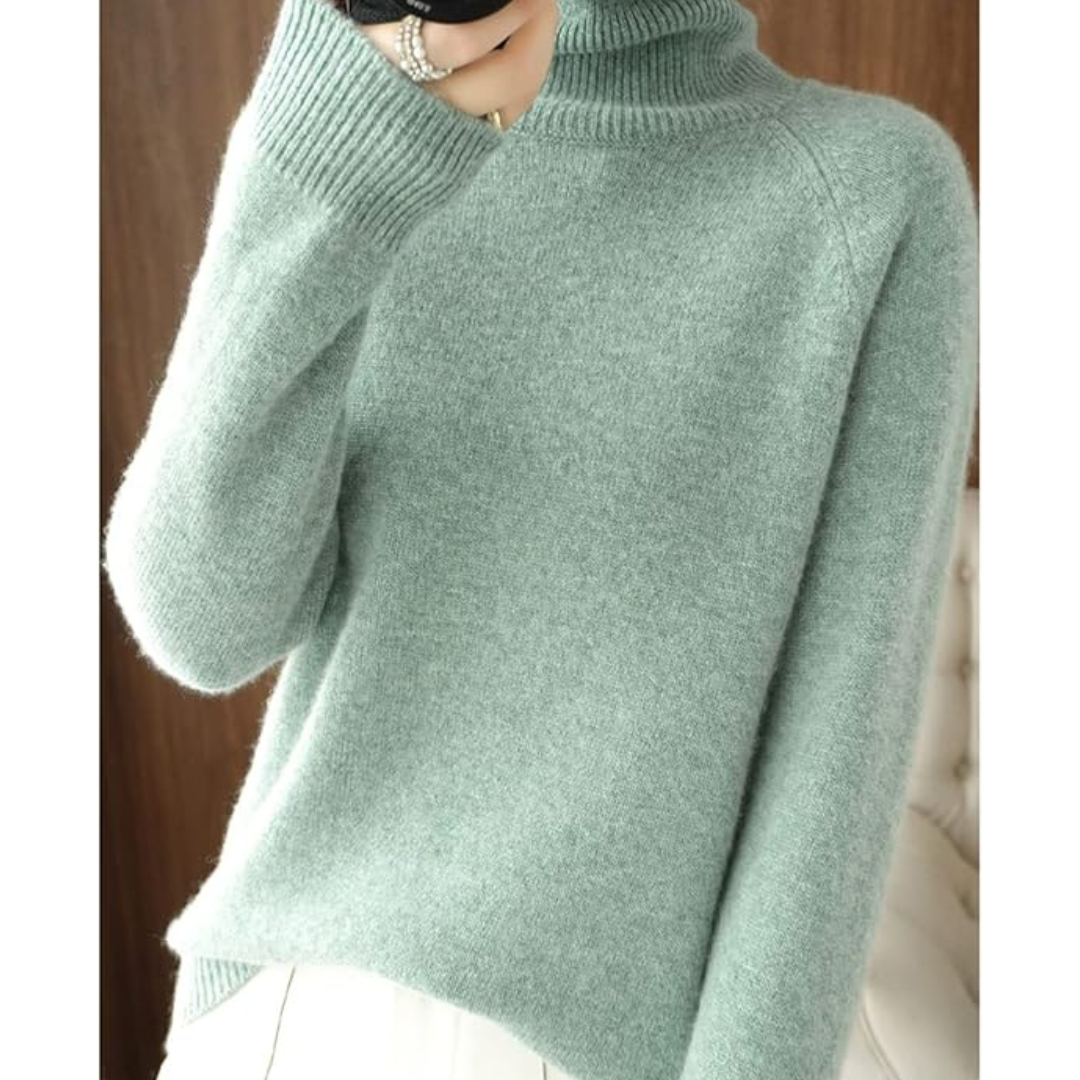 Gemütlicher und eleganter Strickpullover