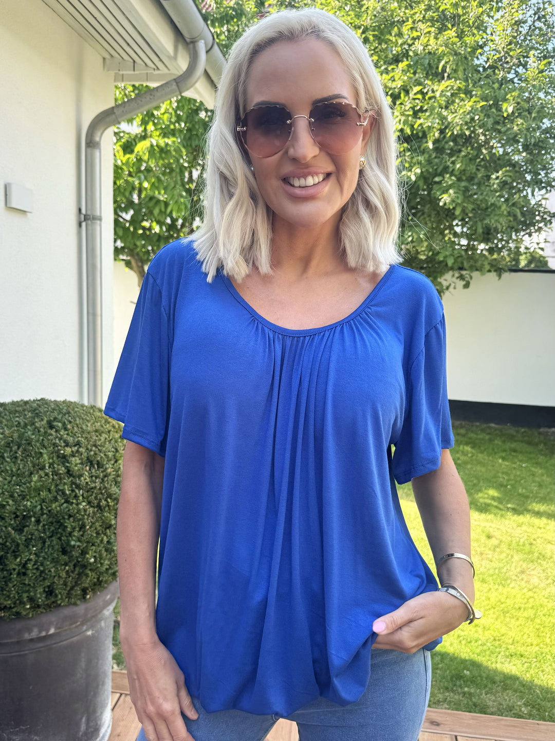 Heidi-Mode | Basic T-Shirt mit Gummizug