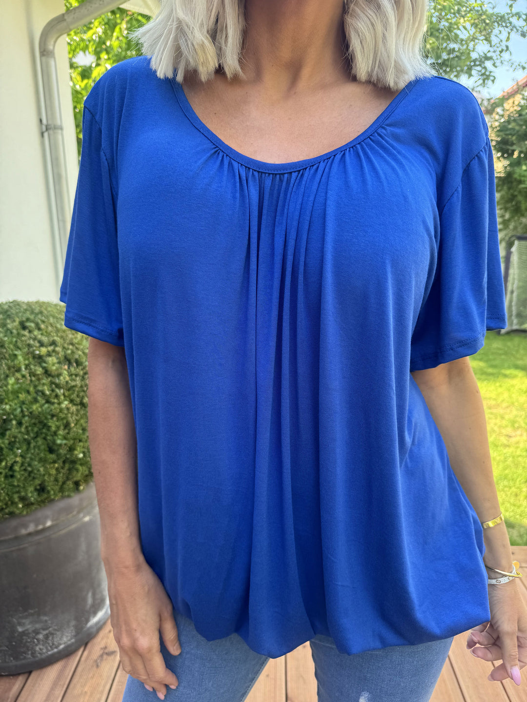 Heidi-Mode | Basic T-Shirt mit Gummizug