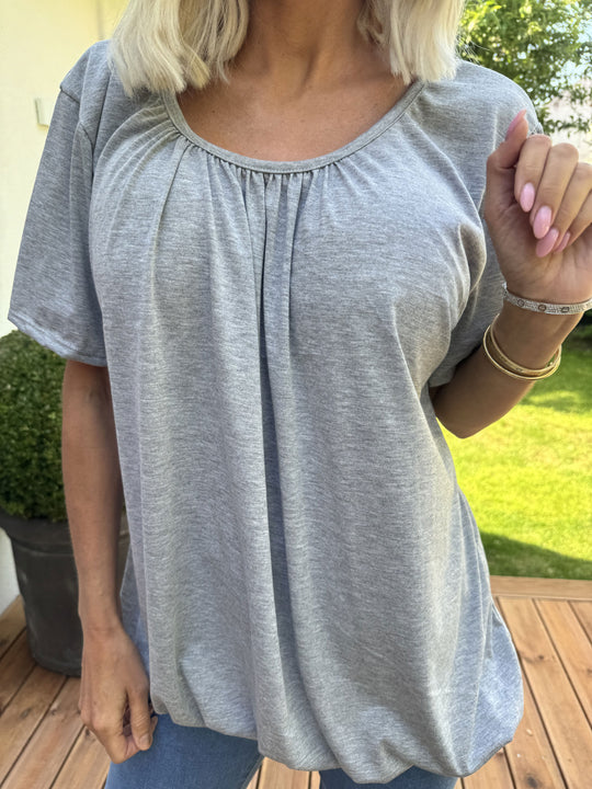 Heidi-Mode | Basic T-Shirt mit Gummizug