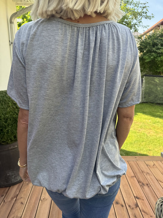 Heidi-Mode | Basic T-Shirt mit Gummizug