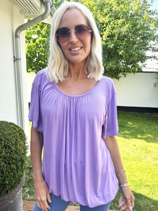 Heidi-Mode | Basic T-Shirt mit Gummizug
