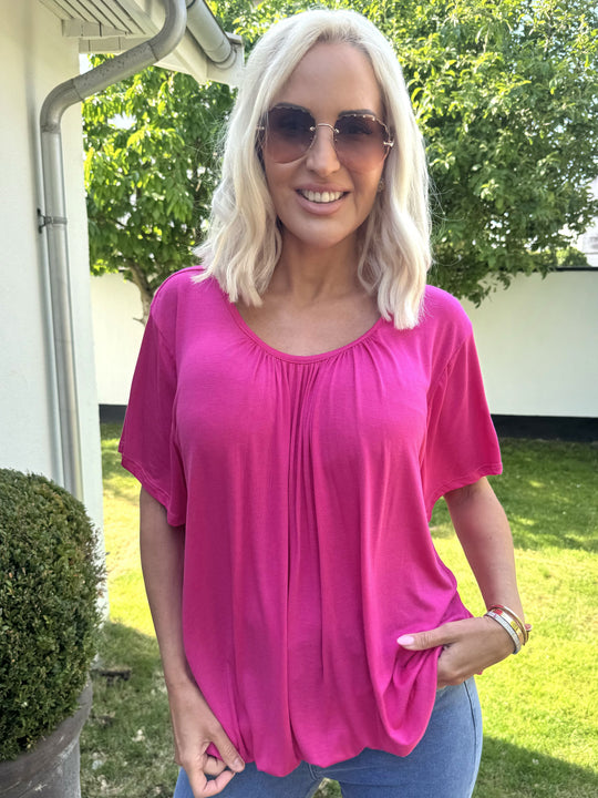 Heidi-Mode | Basic T-Shirt mit Gummizug