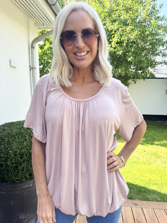 Heidi-Mode | Basic T-Shirt mit Gummizug