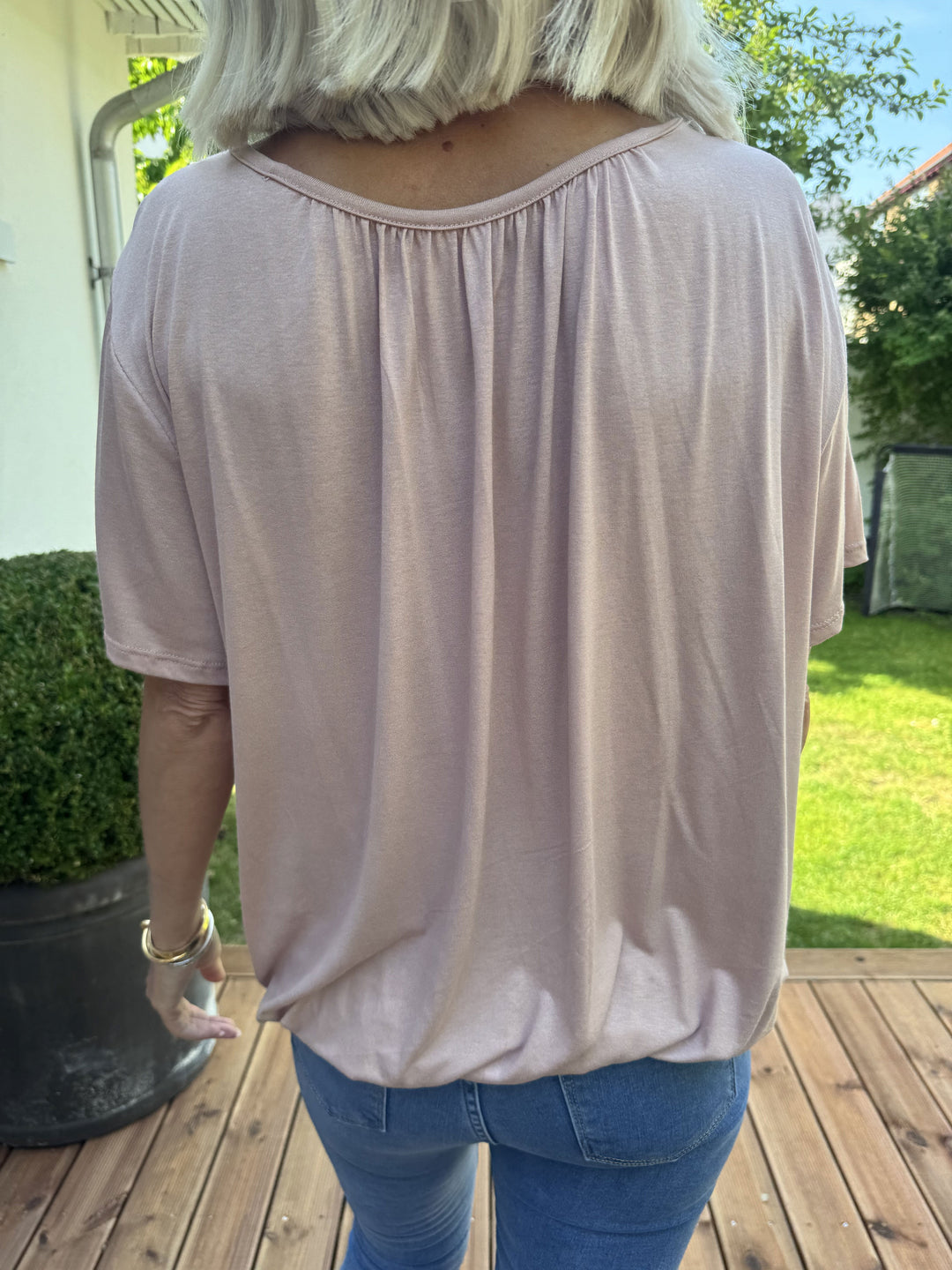 Heidi-Mode | Basic T-Shirt mit Gummizug