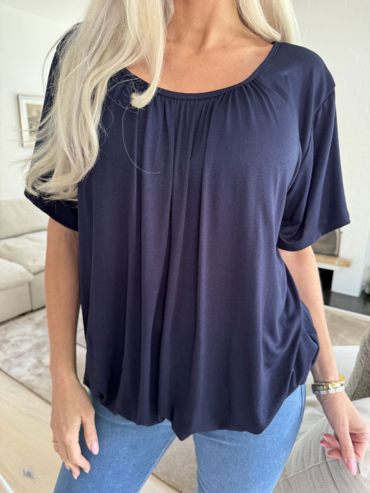 Heidi-Mode | Basic T-Shirt mit Gummizug