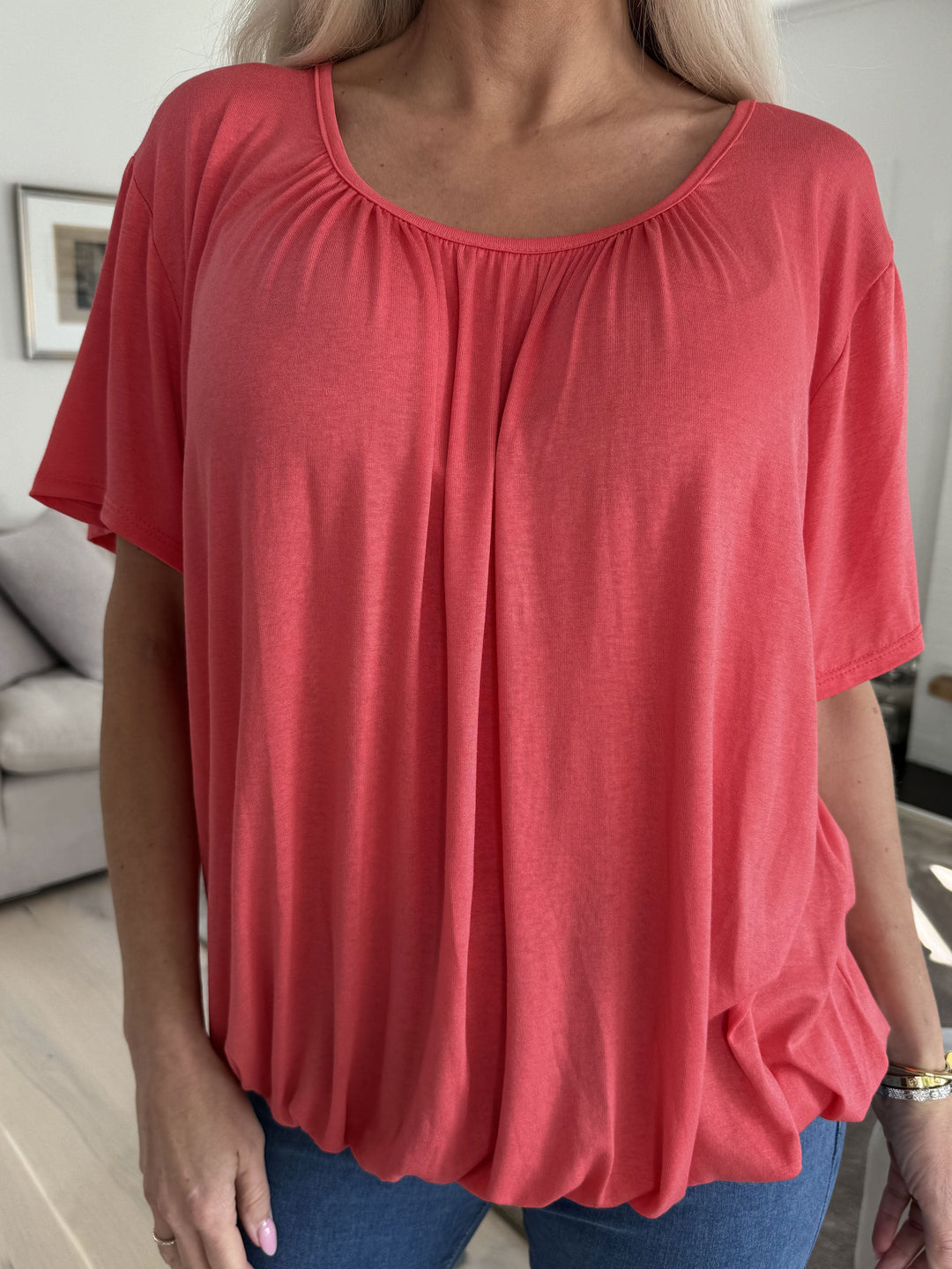 Heidi-Mode | Basic T-Shirt mit Gummizug