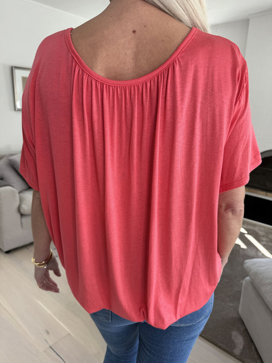 Heidi-Mode | Basic T-Shirt mit Gummizug