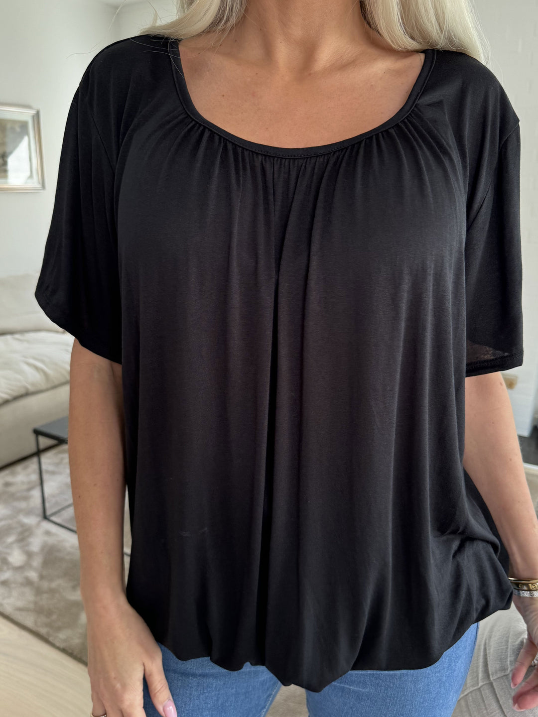 Heidi-Mode | Basic T-Shirt mit Gummizug