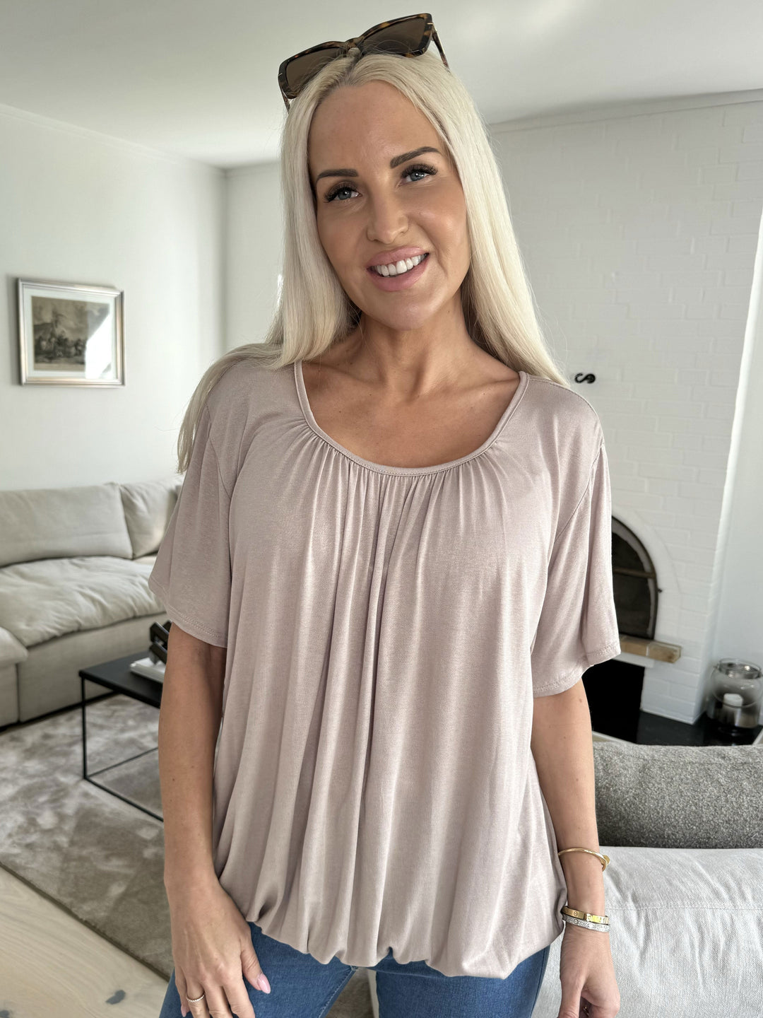 Heidi-Mode | Basic T-Shirt mit Gummizug