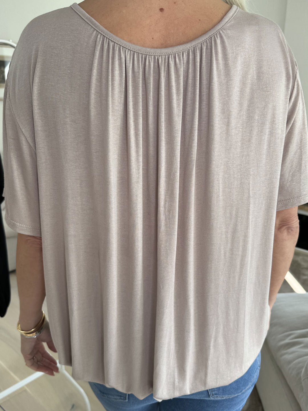 Heidi-Mode | Basic T-Shirt mit Gummizug