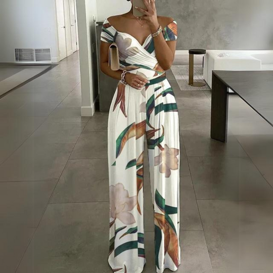 Heidi-Mode | Eleganter Off-Shoulder-Jumpsuit