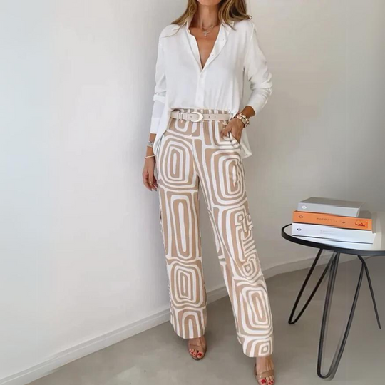 Heidi-Mode | Elegantes Set mit Bluse und Hose