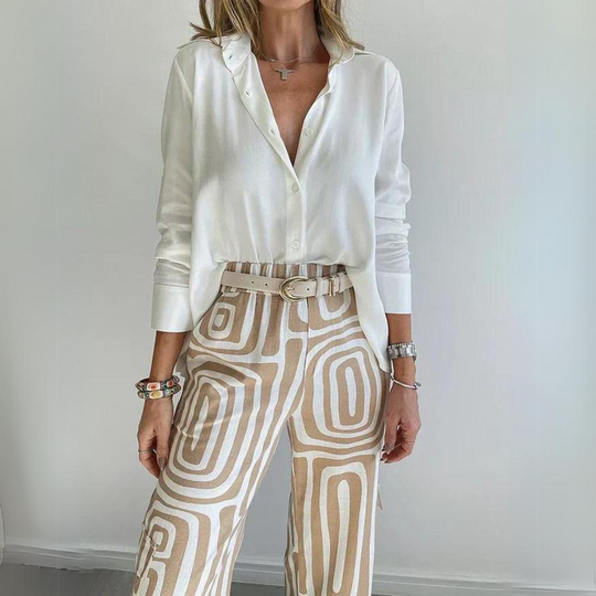 Heidi-Mode | Elegantes Set mit Bluse und Hose