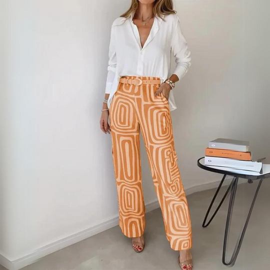 Heidi-Mode | Elegantes Set mit Bluse und Hose
