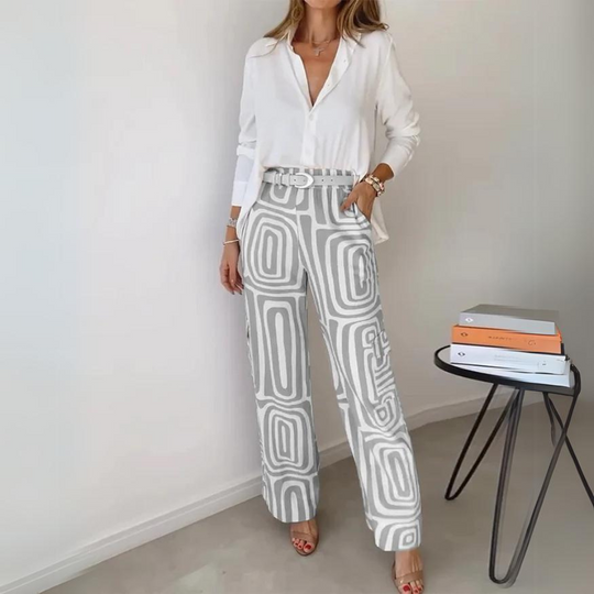 Heidi-Mode | Elegantes Set mit Bluse und Hose