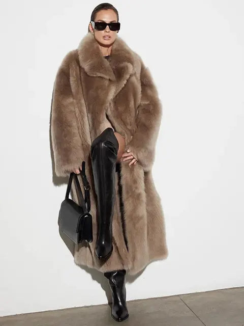 Heidi-Mode | Flauschiger Winter Trenchcoat