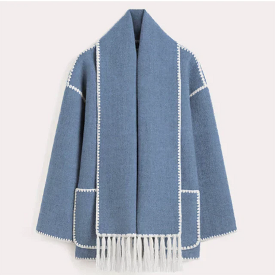 Heidi-Mode | Damen-Apparatsjacke mit Schickem und Komfortablem Schal