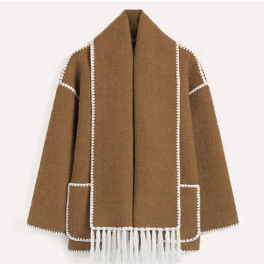 Heidi-Mode | Damen-Apparatsjacke mit Schickem und Komfortablem Schal