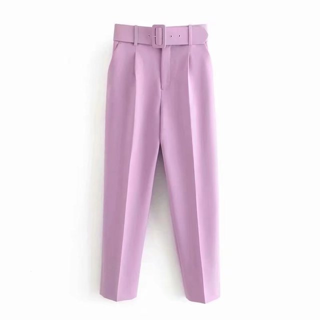 Heidi-Mode | Lässige Hochbundhose mit Gürtel und Taschen, perfekt für lässige Tage