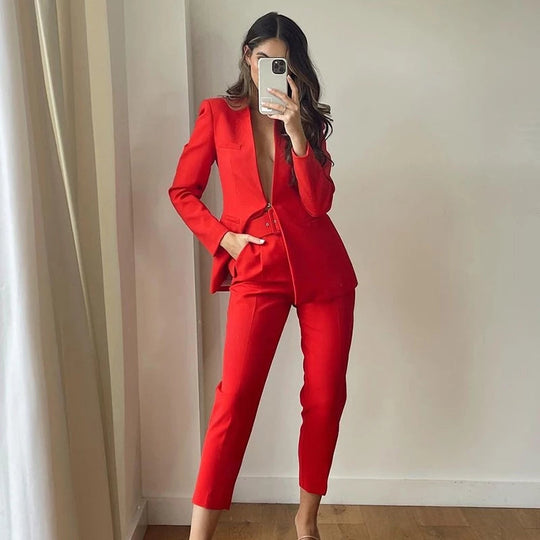 Heidi-Mode | Lässige Hochbundhose mit Gürtel und Taschen, perfekt für lässige Tage