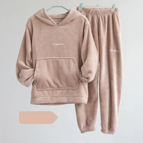 Heidi-Mode | Luxus Fleece Loungewear Set für Frauen