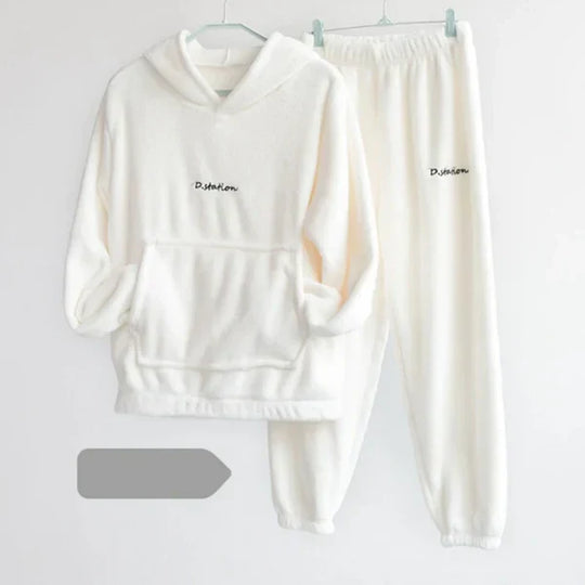 Heidi-Mode | Luxus Fleece Loungewear Set für Frauen