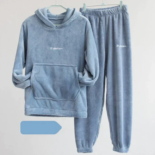 Heidi-Mode | Luxus Fleece Loungewear Set für Frauen