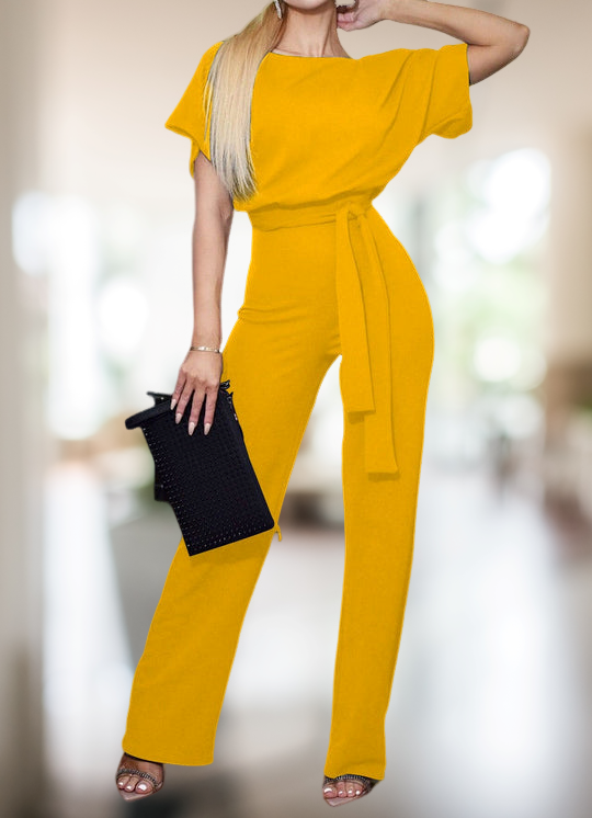 Stilvoller Jumpsuit mit Ärmeln für Elegante Auftritte