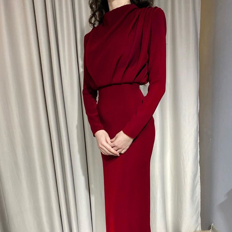 Heidi-Mode | Elegantes Formelles Maxikleid für Frauen