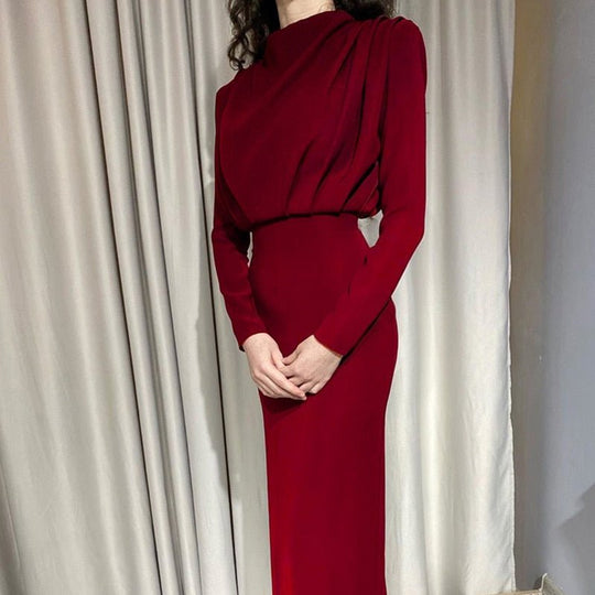 Heidi-Mode | Elegantes Formelles Maxikleid für Frauen