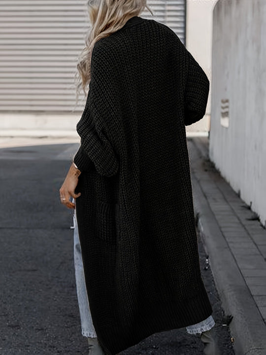 Heidi-Mode | Steigern Sie Ihren Stil mit dieser unwiderstehlich gemütlichen Strickjacke mit langen Ärmeln