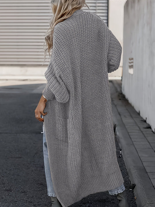 Heidi-Mode | Steigern Sie Ihren Stil mit dieser unwiderstehlich gemütlichen Strickjacke mit langen Ärmeln
