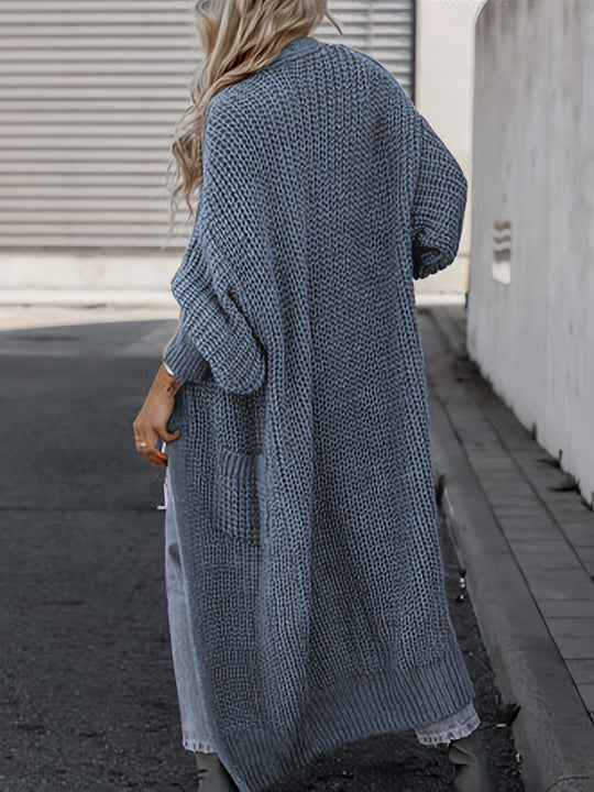 Heidi-Mode | Steigern Sie Ihren Stil mit dieser unwiderstehlich gemütlichen Strickjacke mit langen Ärmeln