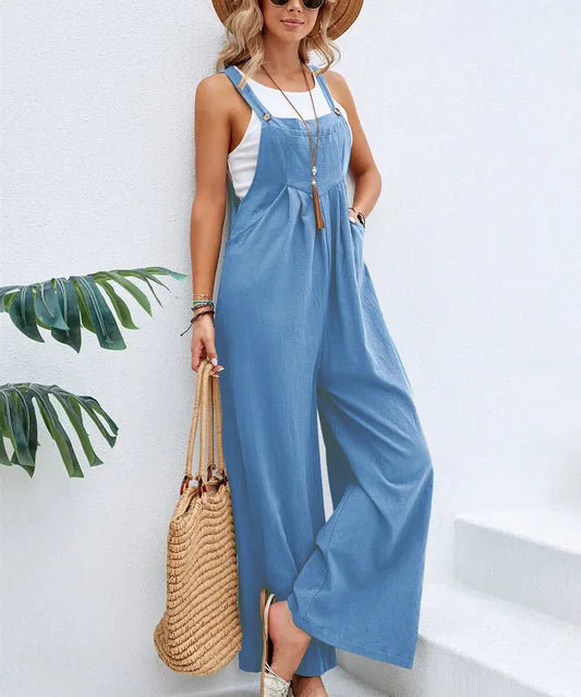 Heidi-Mode | Bequemer Weit Lockerer Jumpsuit