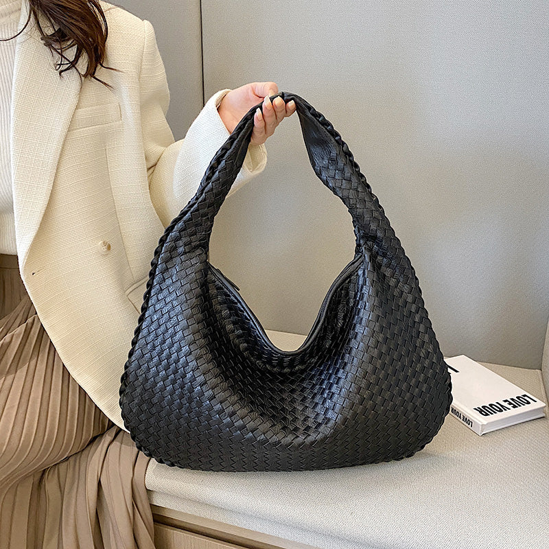 Heidi-Mode | Elegante Geflochtene Schultertasche