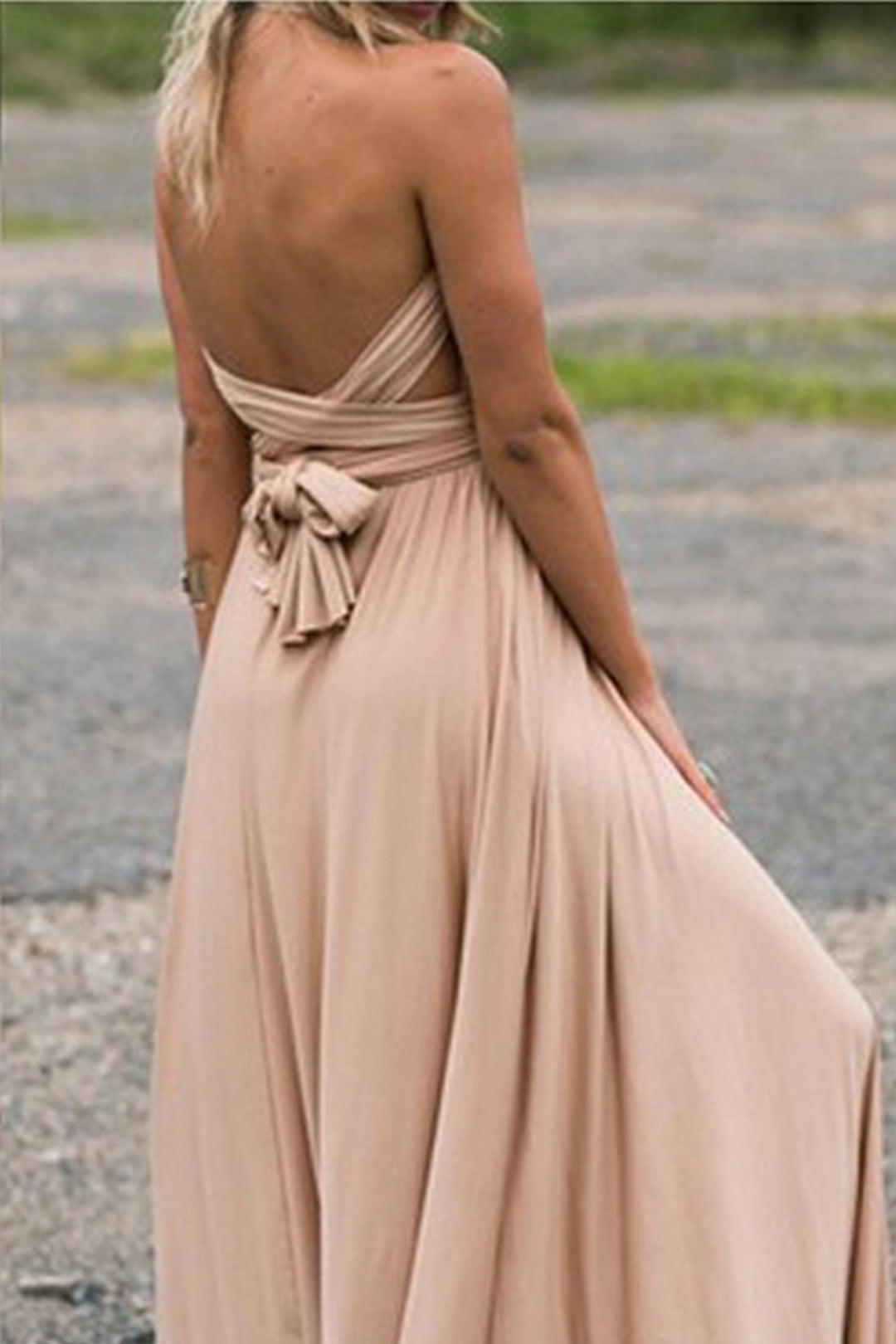 Heidi-Mode | Multi Wear Trägerlose Maxikleid