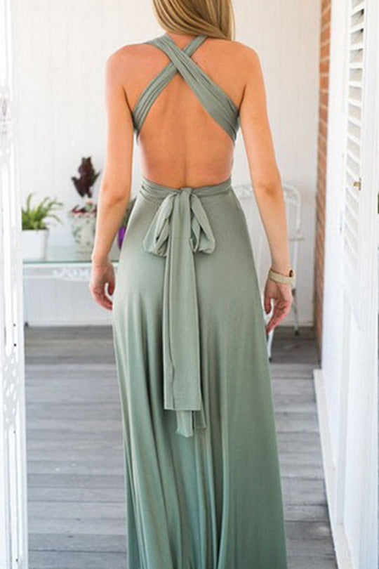 Heidi-Mode | Multi Wear Trägerlose Maxikleid