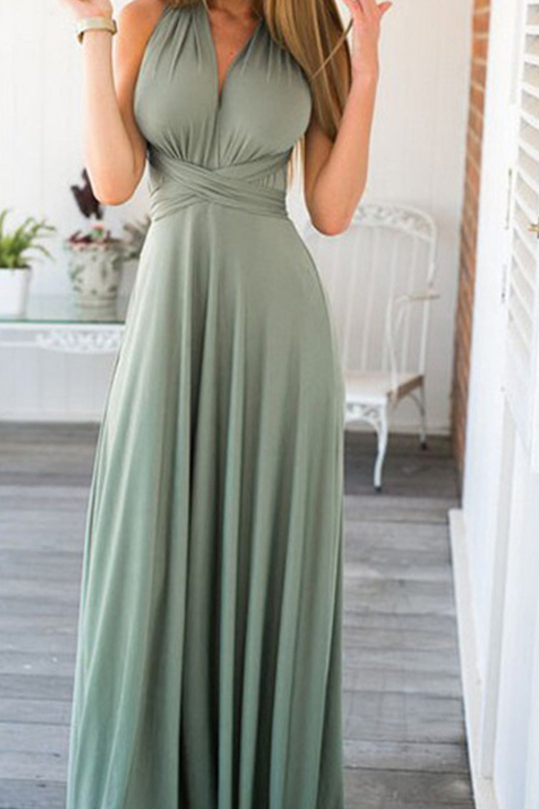 Heidi-Mode | Multi Wear Trägerlose Maxikleid