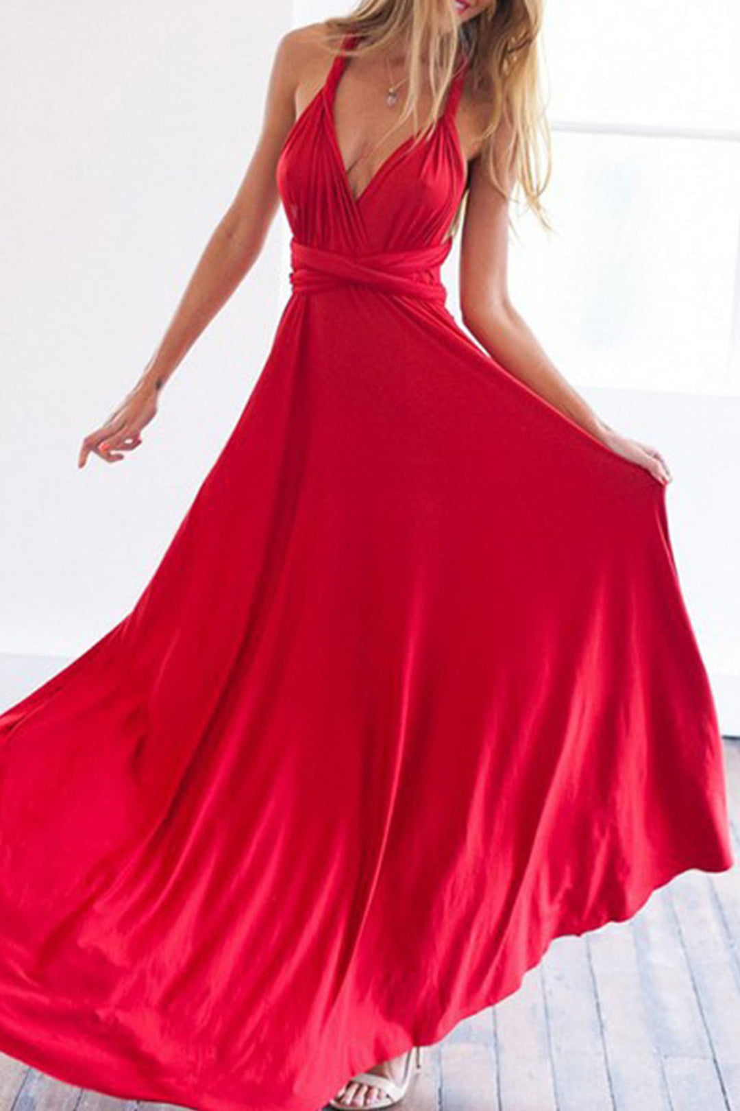 Heidi-Mode | Multi Wear Trägerlose Maxikleid