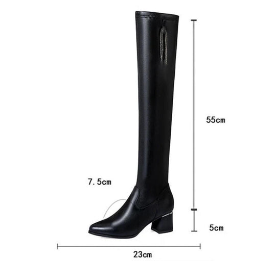 Heidi-Mode | Warme Lederstiefel für Damen